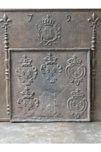 Plaque de Cheminée 'Armes de France'