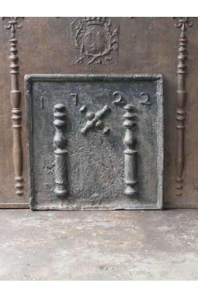 Plaque de Cheminée 'Croix de Saint André'