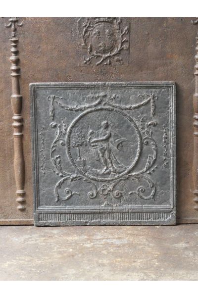 Plaque de Cheminée 'Apollon et sa Lyre'