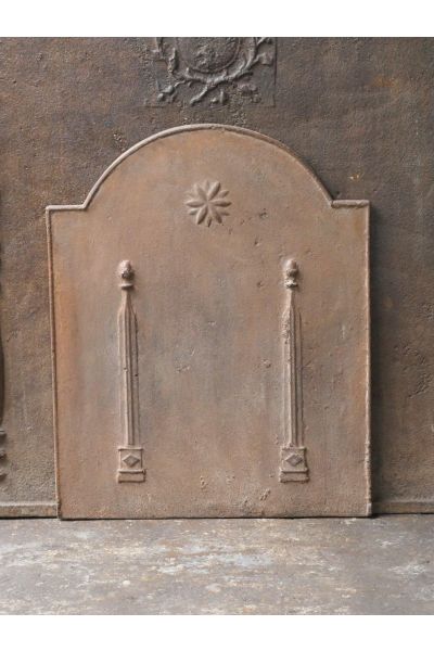 Plaque de Cheminée 'Colonnes de Liberté'