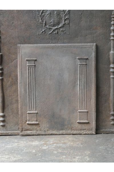 Plaque de Cheminée 'Colonnes de Liberté'