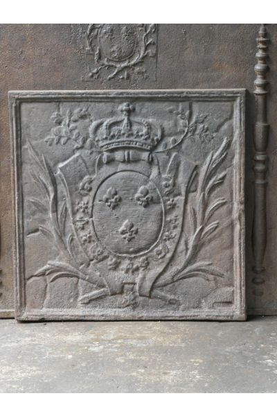 Plaque de Cheminée 'Armes de France'