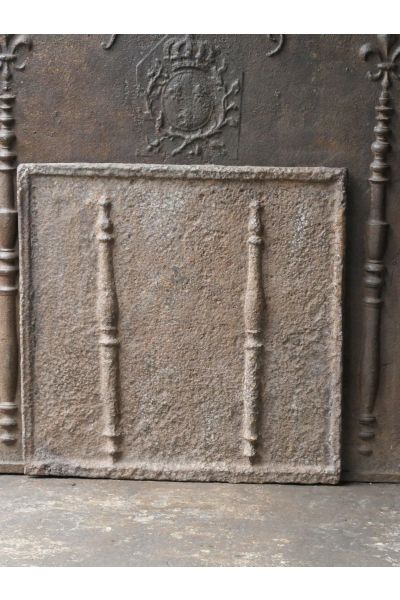 Plaque de Cheminée 'Colonnes d'Hercule'