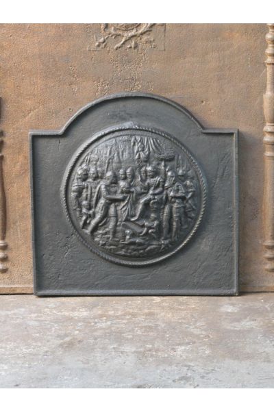 Plaque de Cheminée 'Scène Romaine'