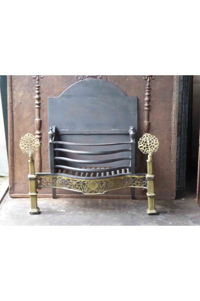 Grande Grille Porte Bûches Art Nouveau