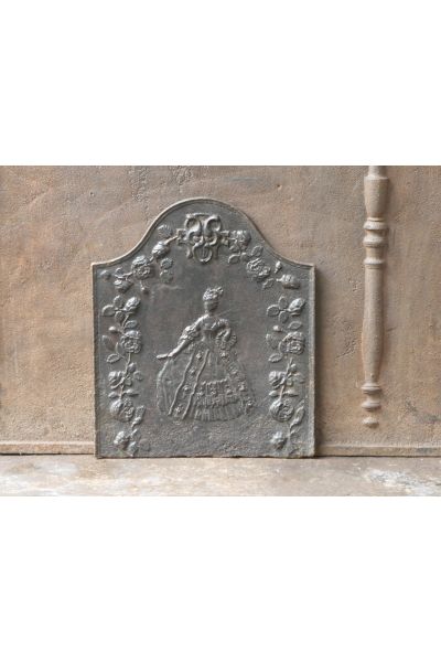 Plaque de Cheminée 'Femme'