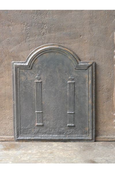 Plaque de Cheminée 'Colonnes de Liberté'
