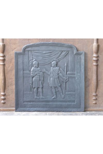 Plaque de Cheminée 'Scène Romaine'
