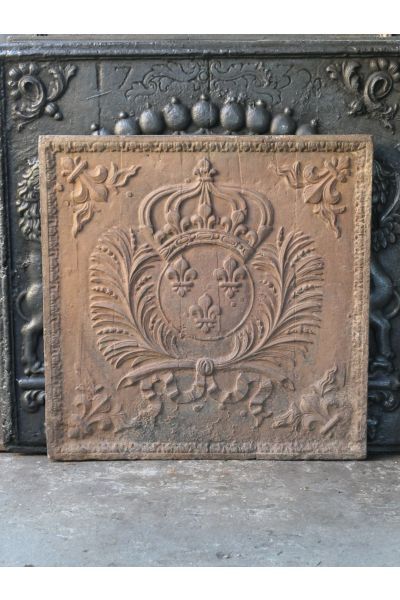 Plaque de Cheminée 'Armes de France'
