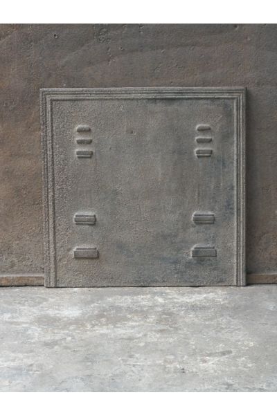 Plaque de Cheminée 'Colonnes de Liberté'