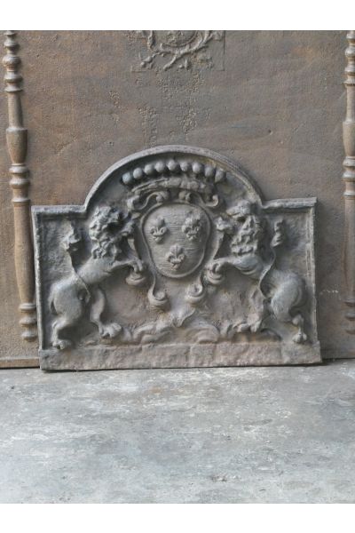 Plaque de Cheminée 'Armes de France'