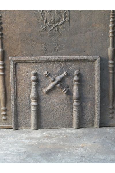 Plaque de Cheminée 'Croix de Saint André'