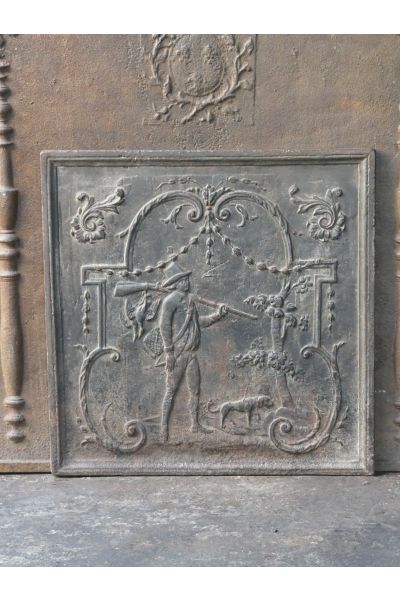 Plaque de Cheminée 'Chasseur'