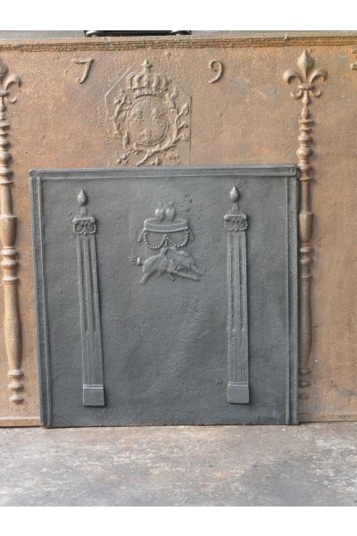 Plaque de Cheminée 'Allégorie de l'Amour'
