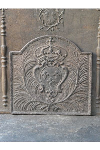 Plaque de Cheminée 'Armes de France'