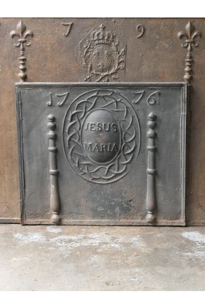 Plaque de Cheminée 'Thème Religieux'