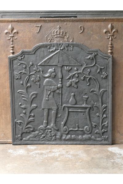 Plaque en Fonte Chinoiserie