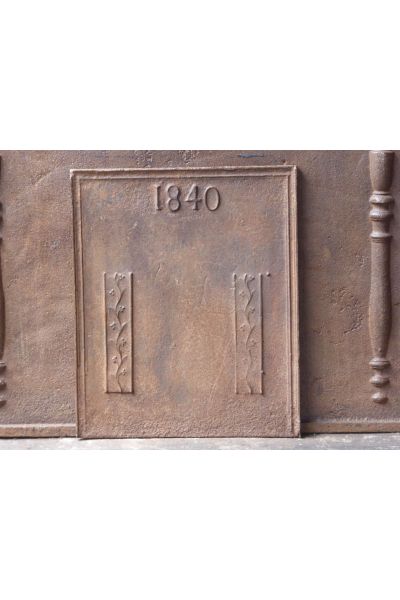 Plaque Cheminée Napoleon III