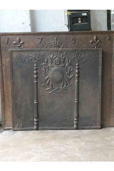 Plaque Fonte Néoclassique