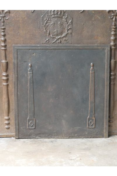 Plaque de Cheminée 'Colonnes de Liberté'