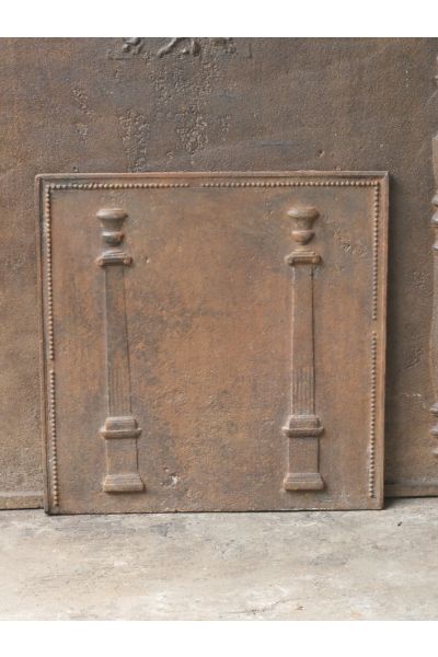 Plaque de Cheminée 'Colonnes de Liberté'