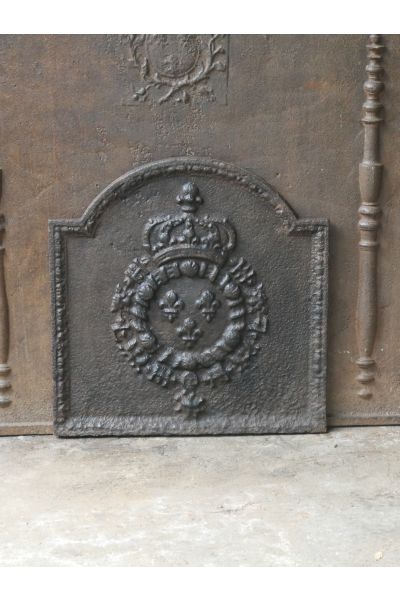 Plaque de Cheminée 'Armes de France'