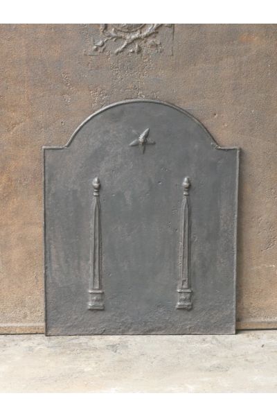  Plaque Cheminée 'Piliers de la Liberté'