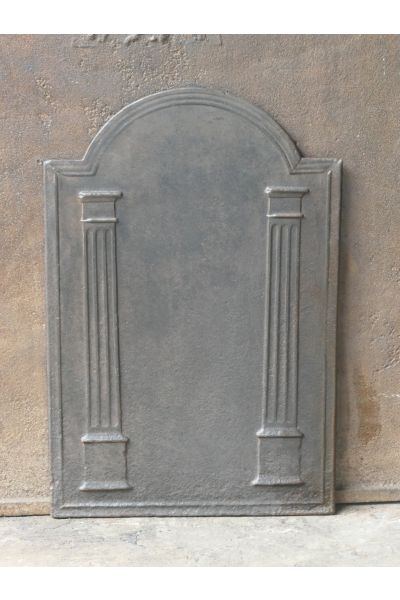 Plaque de Cheminée 'Colonnes de Liberté'