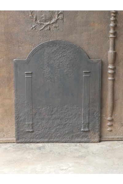 Plaque de Cheminée 'Colonnes de Liberté'