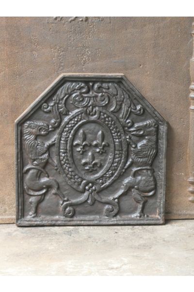 Plaque de Cheminée 'Armes de France'