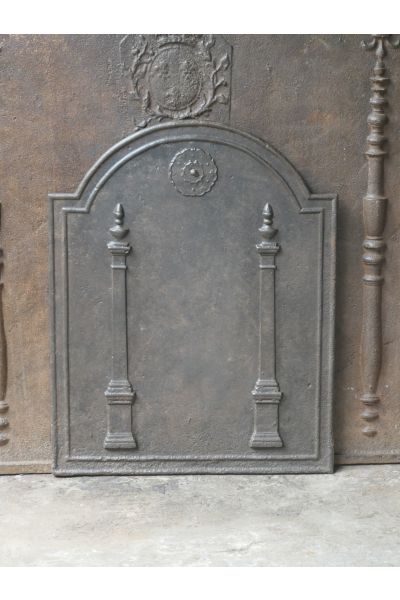 Plaque de Cheminée 'Colonnes de Liberté'