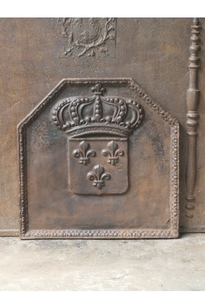 Plaque de Cheminée 'Armes de France'