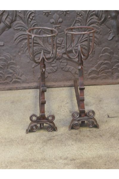 Chenets Louis XV