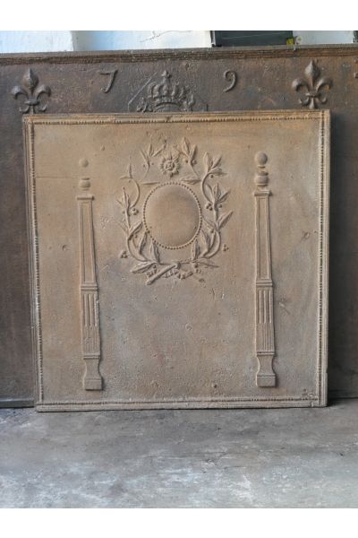 Plaque Fonte Néoclassique