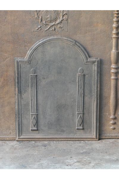 Plaque de Cheminée 'Colonnes de Liberté'