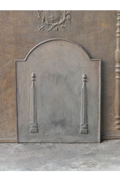 Plaque de Cheminée 'Colonnes de Liberté'