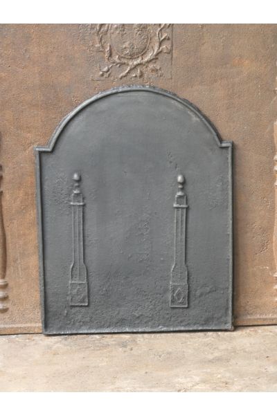 Plaque de Cheminée 'Colonnes de Liberté'