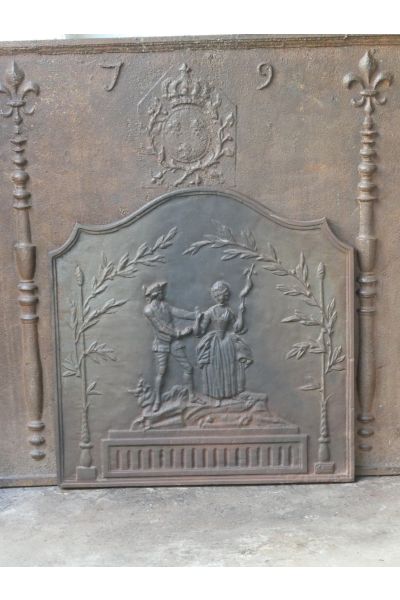 Plaque Cheminée Napoleon III