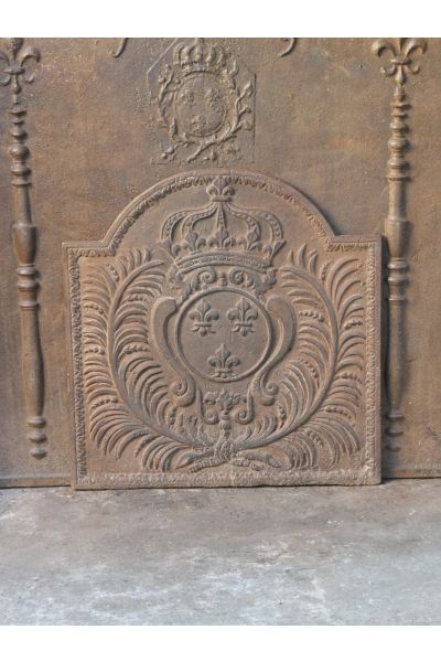Plaque de Cheminée 'Armes de France'