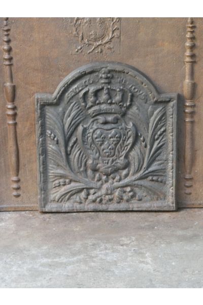 Plaque de Cheminée 'Armes de France'
