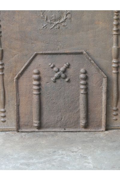 Plaque de Cheminée 'Croix de Saint André'