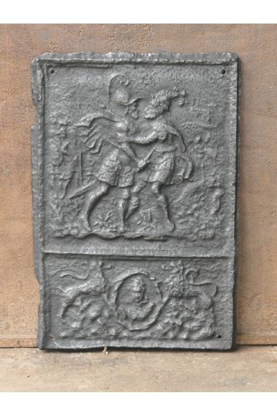 Plaque de Cheminée 'Thème Religieux'