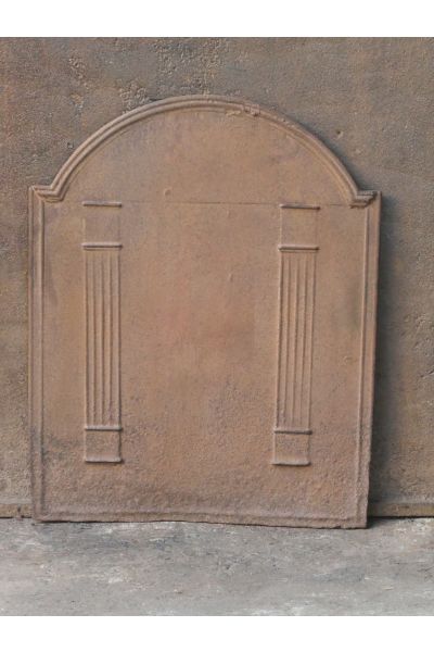 Plaque de Cheminée 'Colonnes de Liberté'