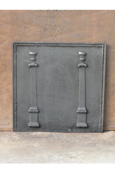 Plaque de Cheminée 'Colonnes de Liberté'