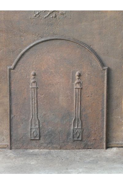 Plaque de Cheminée 'Colonnes de Liberté'