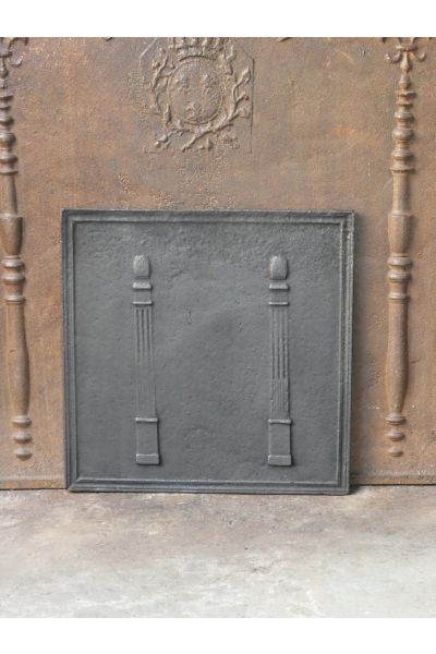 Plaque de Cheminée 'Colonnes de Liberté'