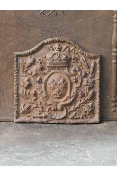 Plaque de Cheminée 'Armes de France'