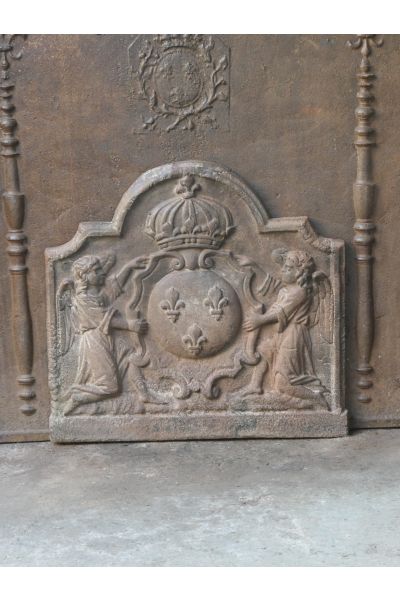 Plaque de Cheminée 'Armes de France'