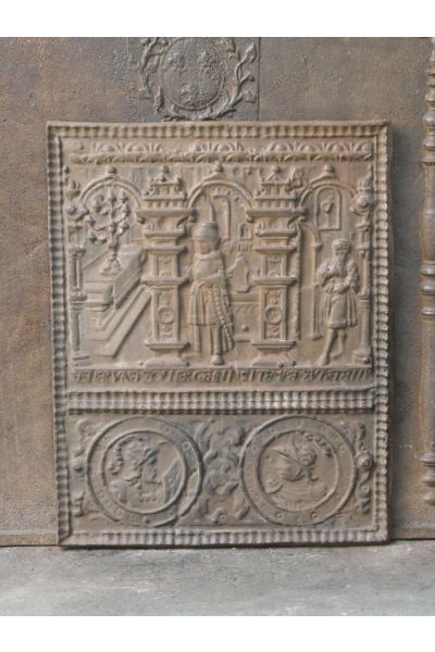 Plaque de Cheminée 'Thème Religieux'