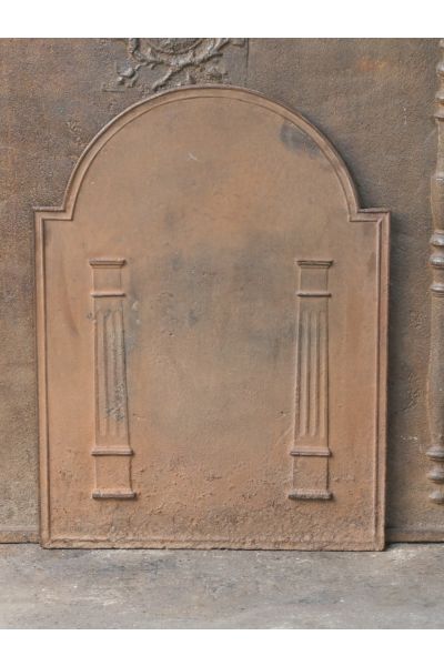 Plaque de Cheminée 'Colonnes de Liberté'